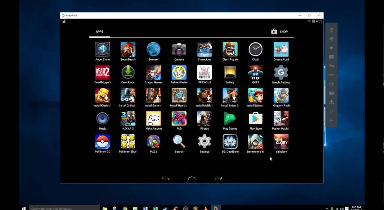 leapdroid